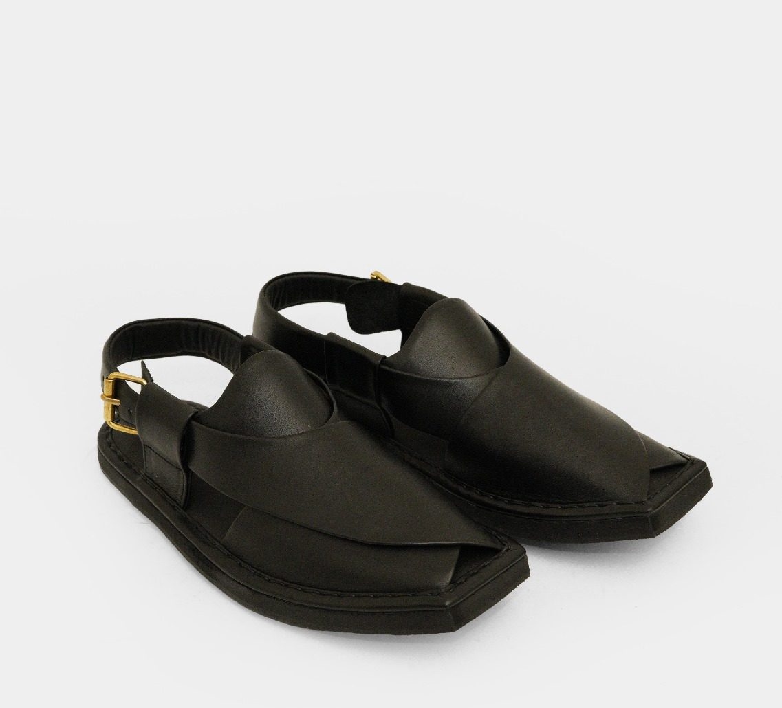 Black Kaptaan Chappal