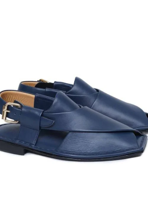 Peshawari chappal Blue
