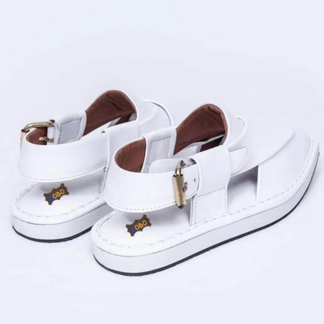 Kaptaan chappal White - Image 5