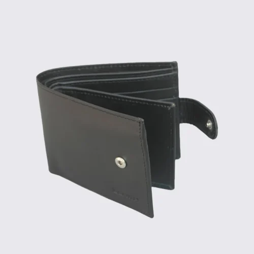 Men's Leather Tabbed Bifold Wallet